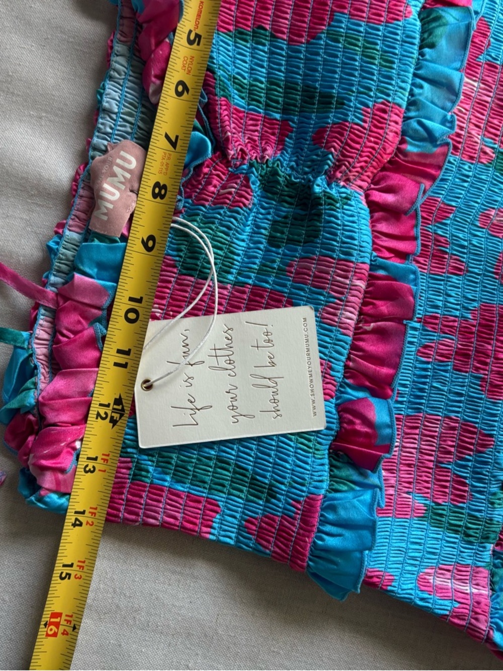 NWT Show Me Your Mumu Stella Smocked Floral Maxi Dress L - Picture 7 of 9